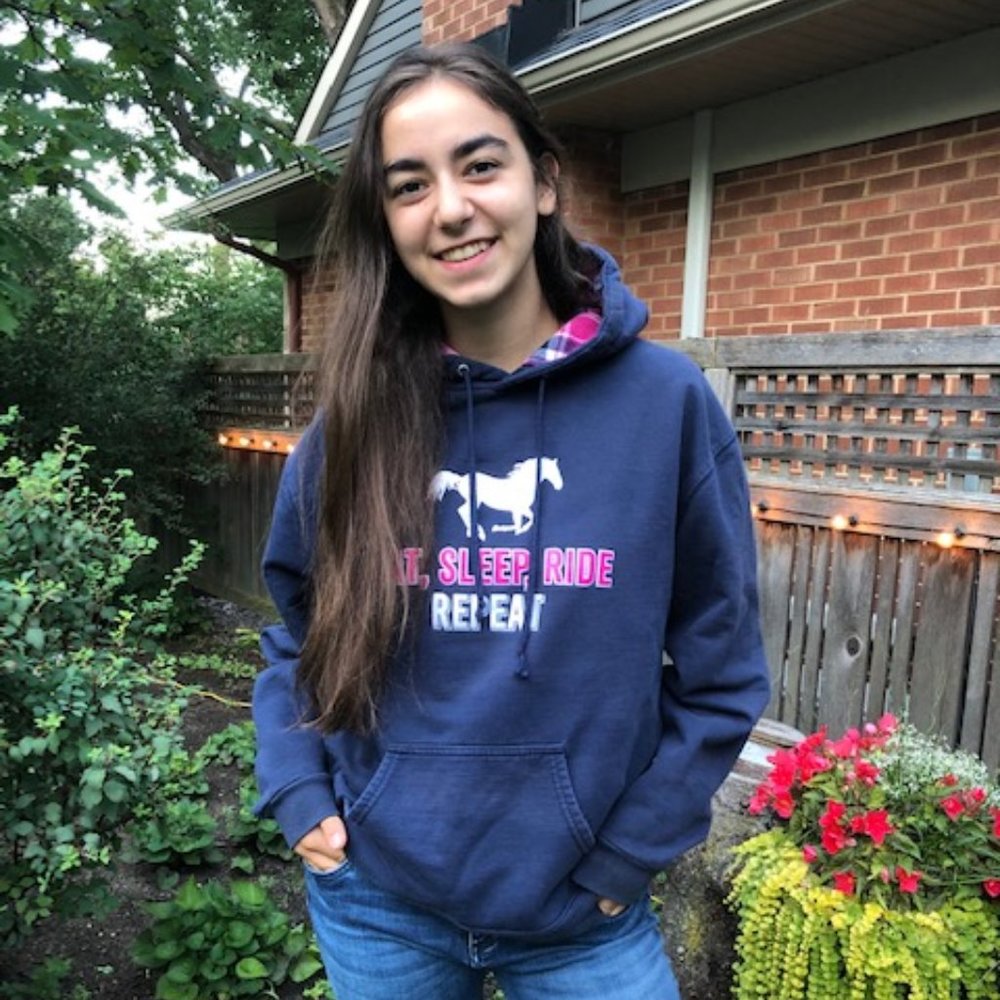 "Eat, Sleep, Ride, Repeat" Women's pullover hoodie